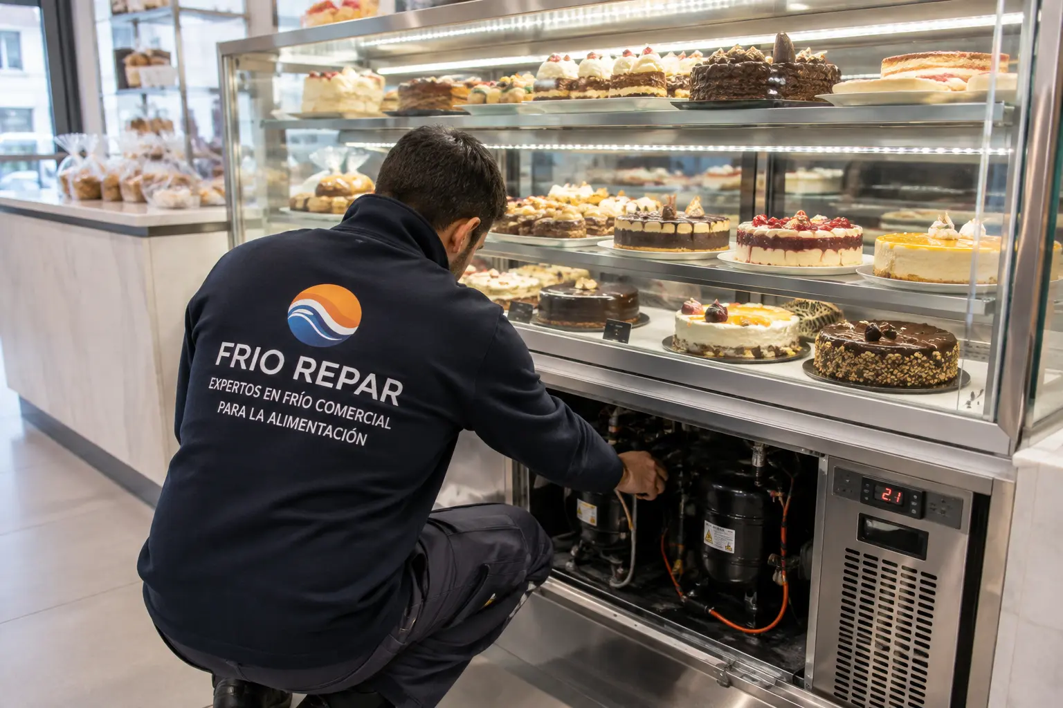Reparación y mantenimiento de frío comercial para panaderías y pastelerías