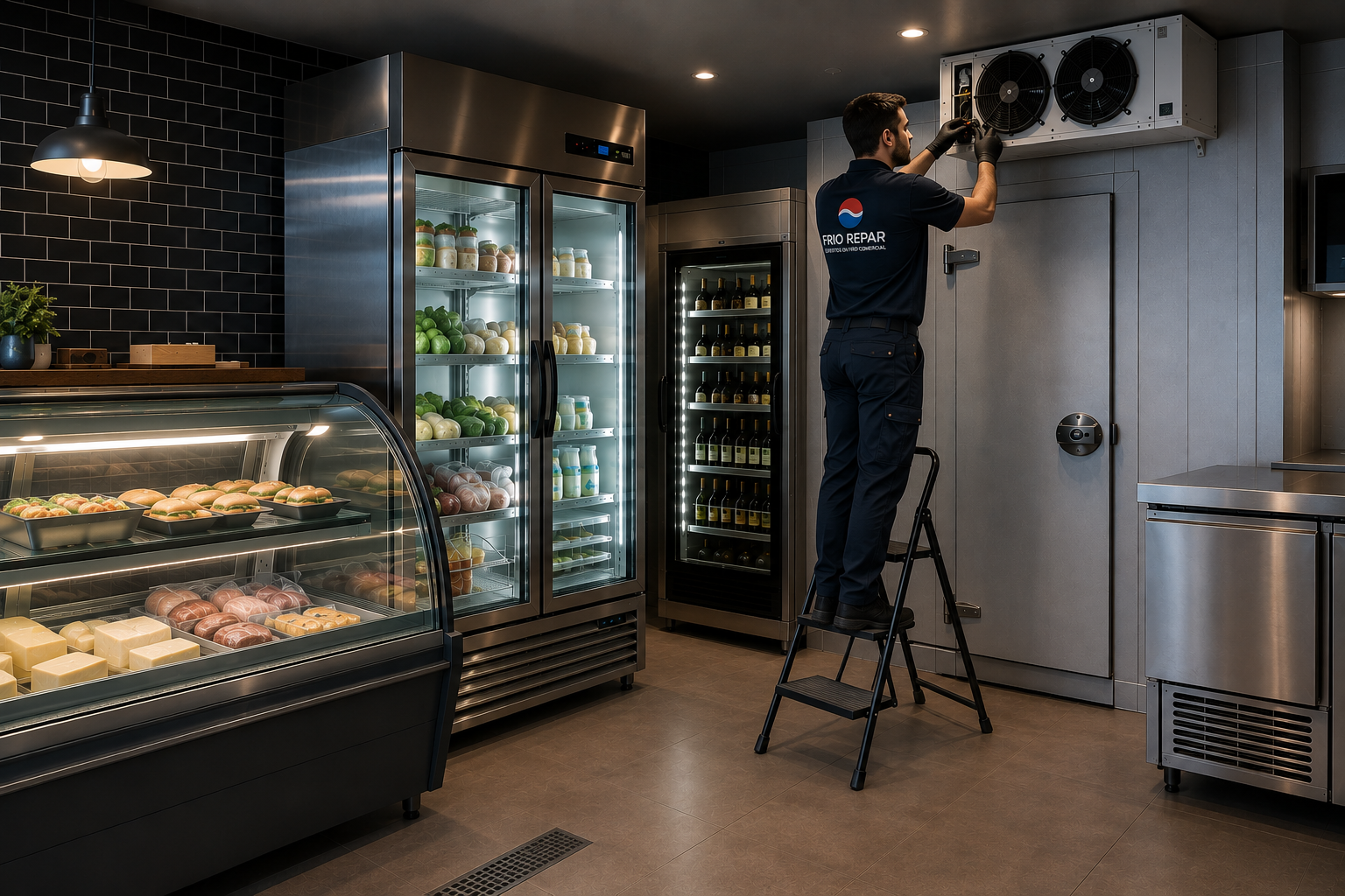 Reparación de equipos de frío comercial